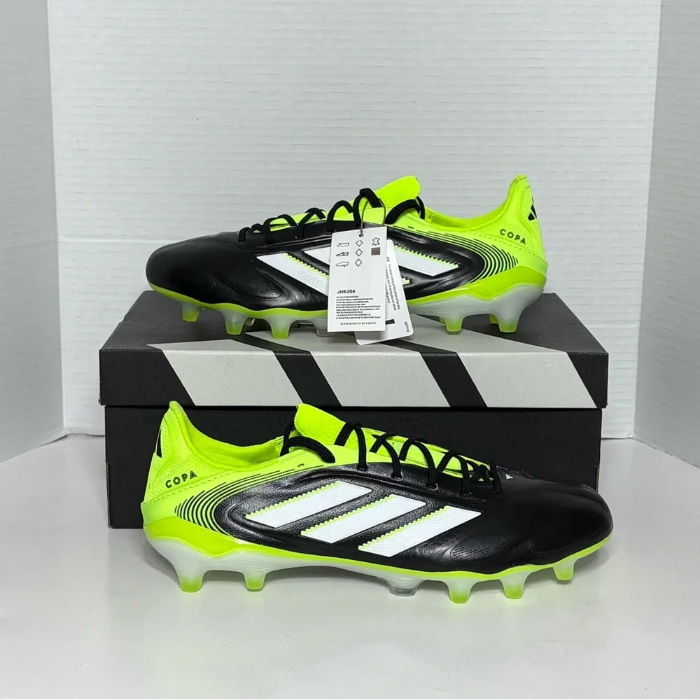 Men’s Adidas Copa Pure 3 Elite FG Leather Soccer Boots Cleats JH6304 size 9 10.5